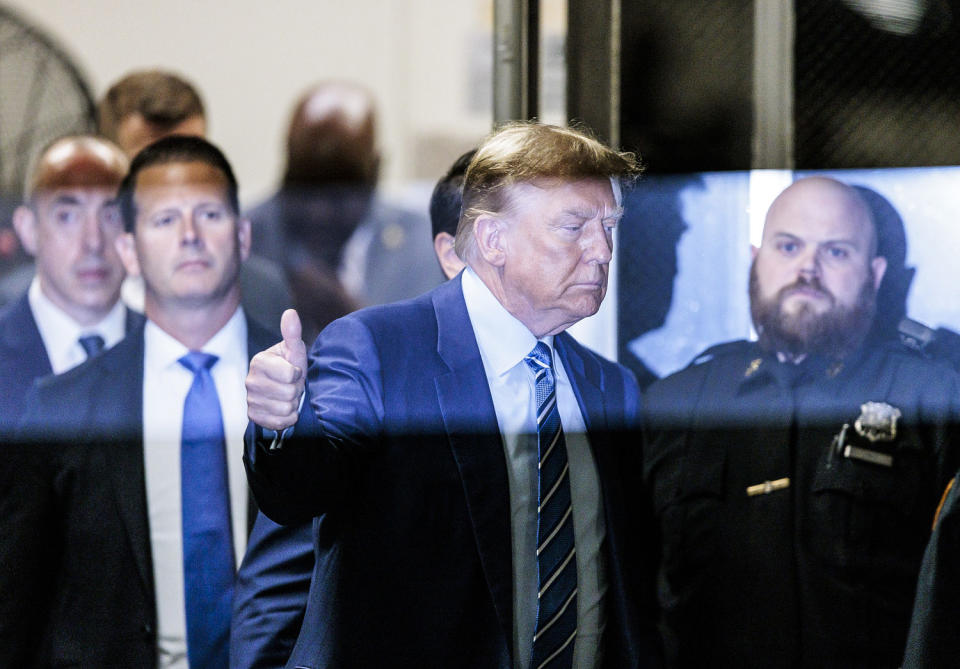 Juryselectie gaat door in het Hush Money-proces van voormalig president Donald Trump in New York (Justin Lane / Pool via Getty Images)