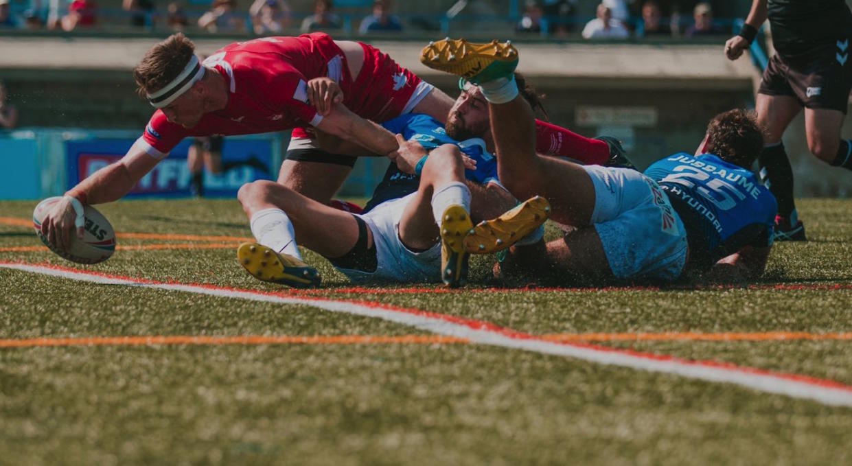 The Toronto Wolfpack are one win away from the Grand Final after a decisive victory over Toulouse Olympique. (Kishan Mistry/Yahoo Sports Canada)