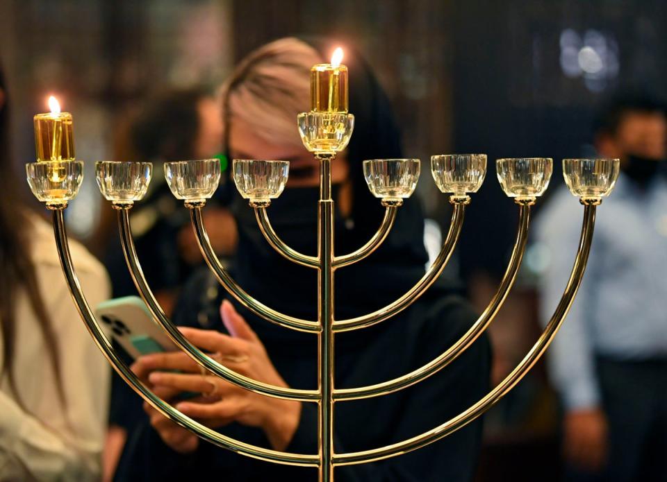 One of the important Hanukkah traditions is to light the menorah (AFP via Getty Images)