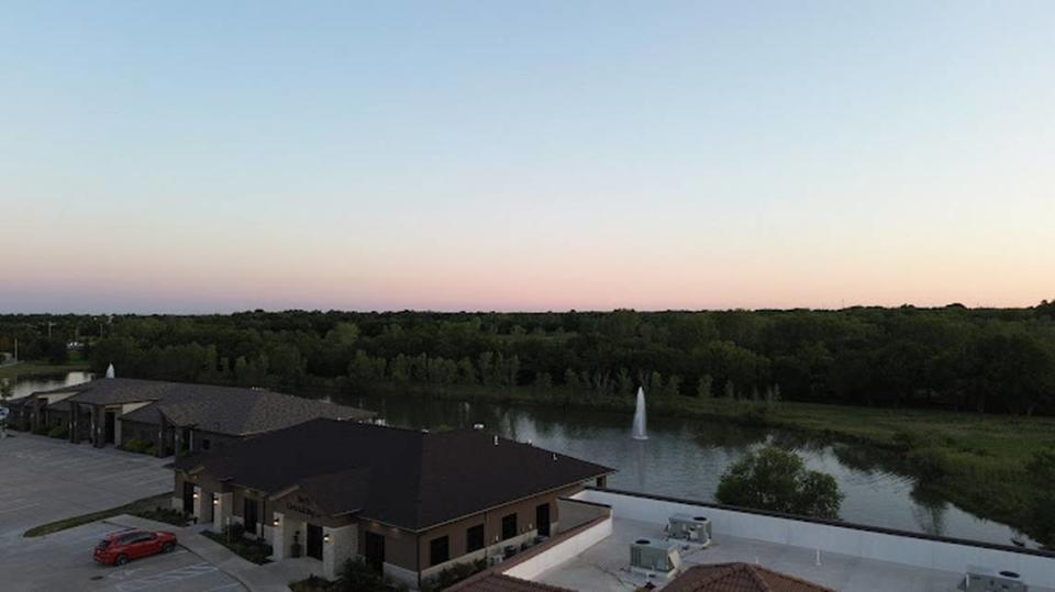 Dentist Ranjit Ghanta of Maple Park Dentistry is looking for a tenant to lease almost 2,000 square feet next to his office near 119th and Maple. “It is a beautiful space overlooking a beautiful lake,” he said. “You can’t beat the views outside of the building.”