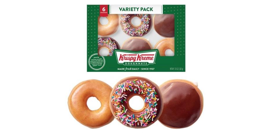 Krispy Kreme doughnuts will soon be available at McDonald's restaurants.