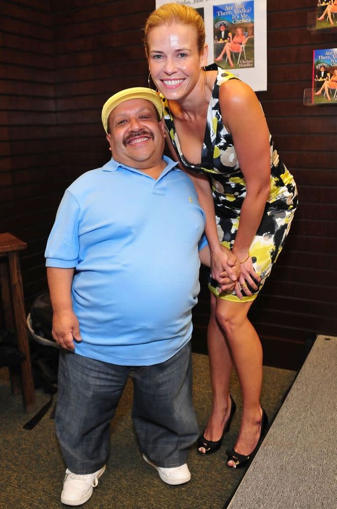 Chuy Bravo, Chelsea Handler | Michael Tullberg/Getty Images