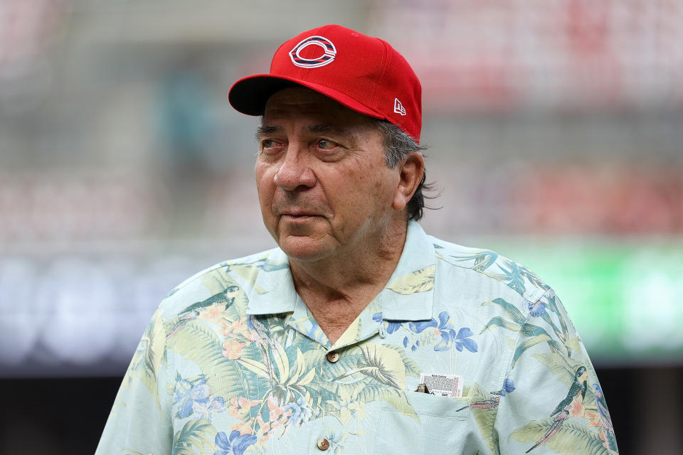 Cincinnati Reds Hall of Fame catcher Johnny Bench.