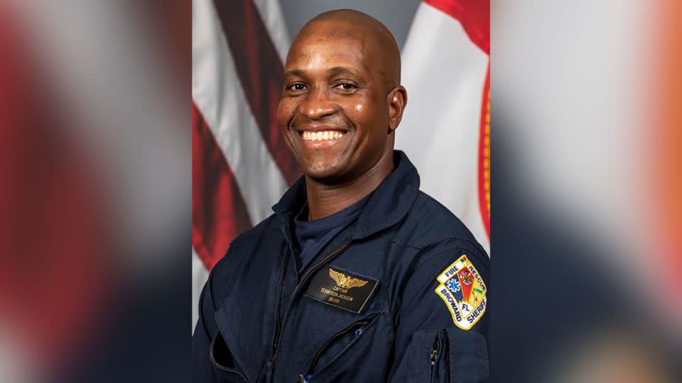 Broward County fire rescue Capt. Terryson Jackson, a flight paramedic who died in the crash. - Broward County Sheriff's Office/AP