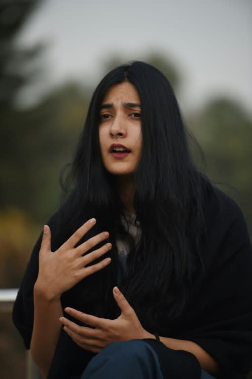 "In this country, you don't know what limits you have crossed...because they kill you for everything," says model and student Eman Suleman, who received death threats online