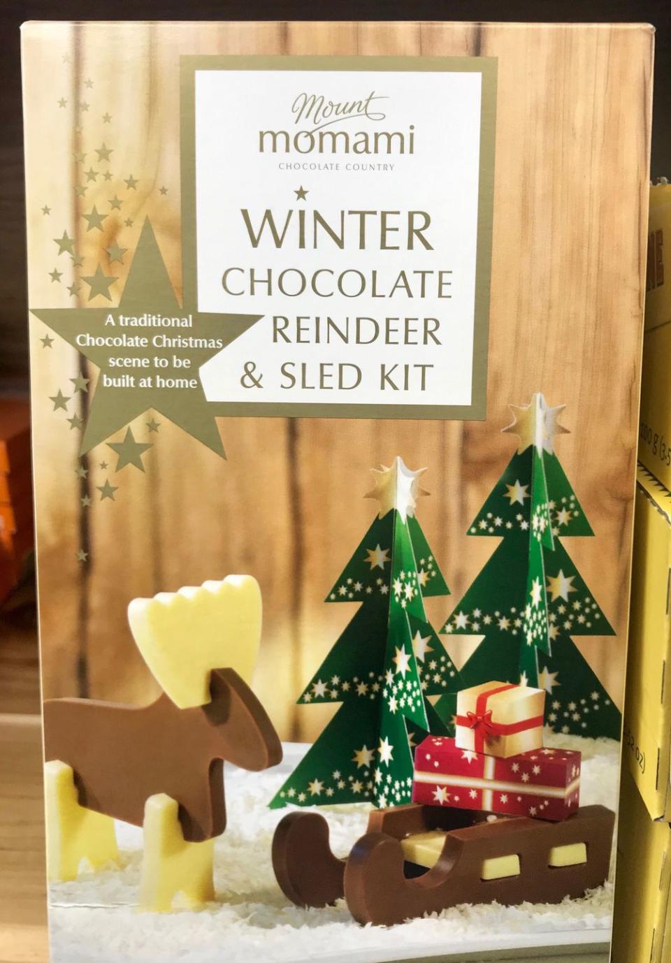 27) Winter Chocolate Reindeer & Sled Kit