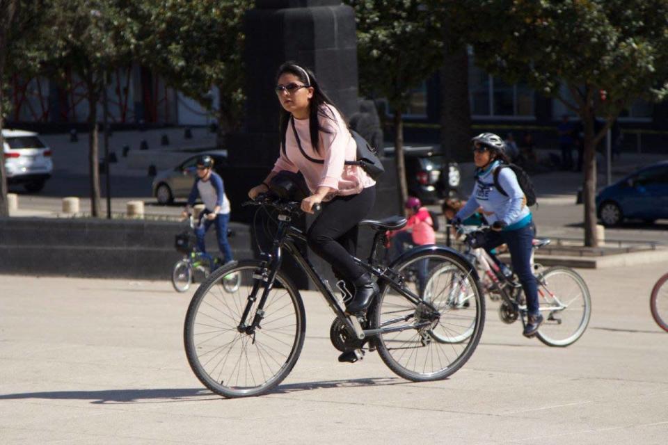 Ciudad de México / Imagen cortesía Alejandro Mellado / Mujeres en Bici 