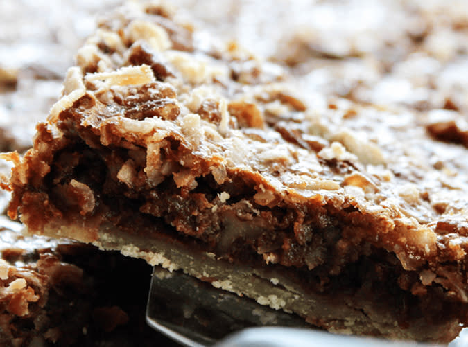 German Chocolate Slab Pie