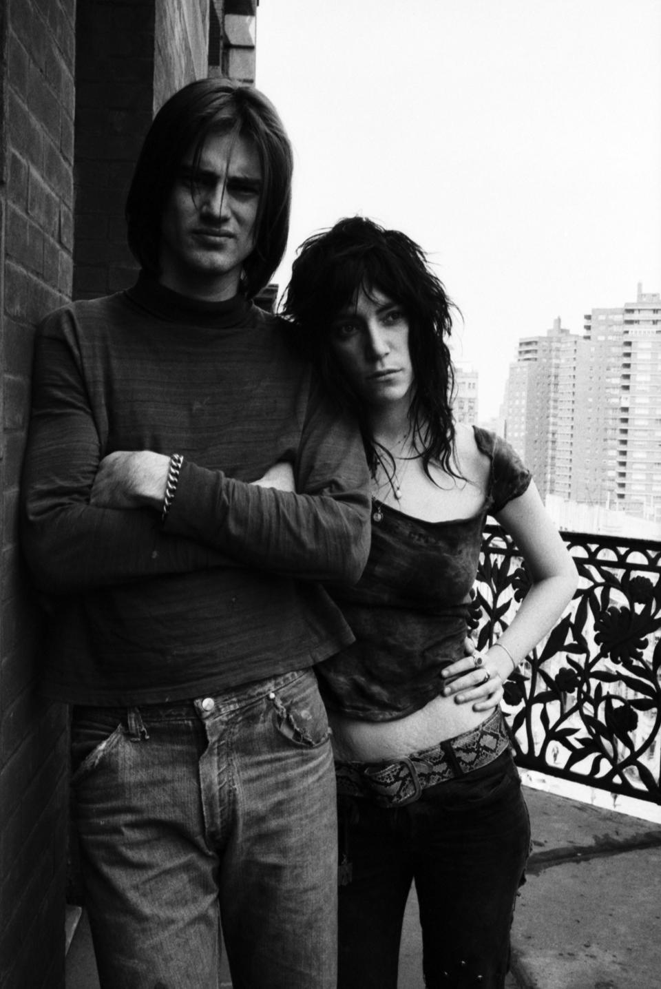 Sam Shepard and Patti Smith at the Hotel Chelsea, 1971