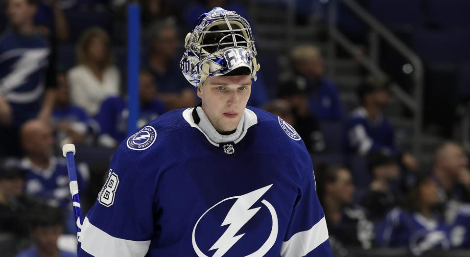 Vasilevskiy was rewarded with a handsome new contract. (AP Photo/Chris O'Meara)