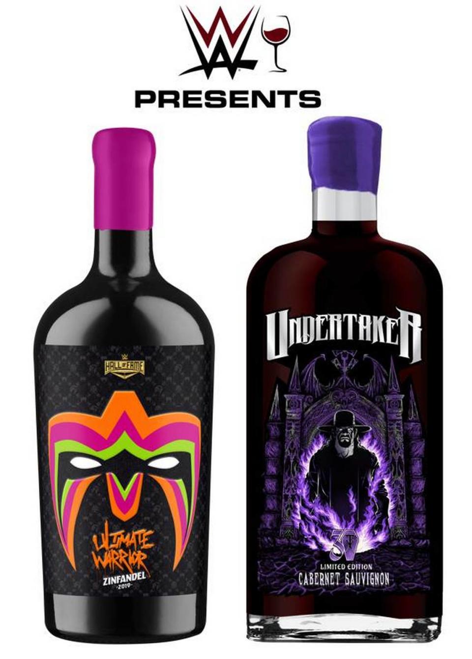 Wines That Rock joined forces with WWE for special Ultimate Warrior and Underatker inspired wines.