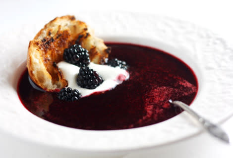 Blackberry soup