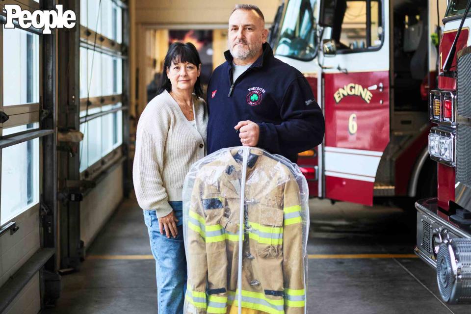 <p>Christopher Churchill</p> “It’s infuriating that this could be allowed,” says Diane Cotter (with husband Paul at Franklin Street Station in Worcester, Mass., on Dec. 9)