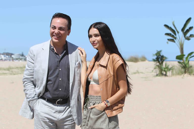 Cristian Castro y Zaira Nara