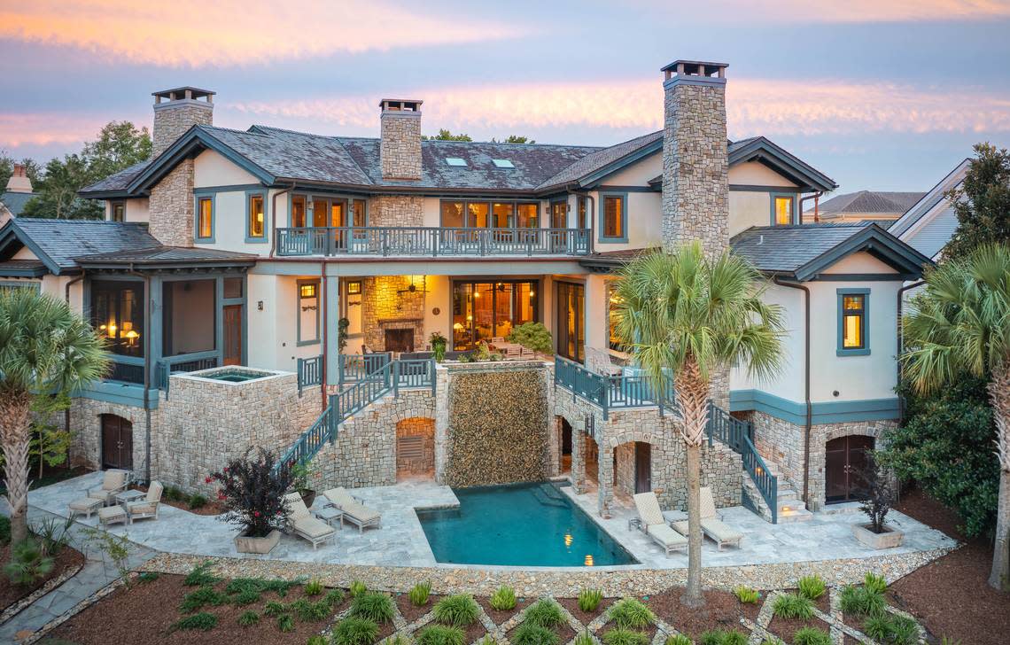 A view of the exterior of the home found at 36 Plumbridge Circle on Hilton Head Island, SC.