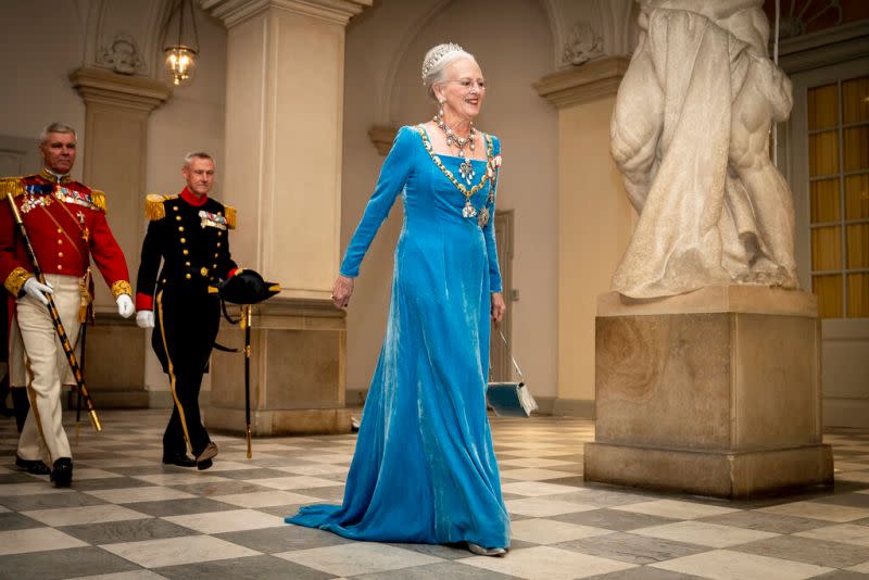 ▲丹麥女王瑪格麗特二世（Queen Margrethe II）是相隔560年後的「史上第二位」丹麥女王。（圖／美聯社／達志影像）