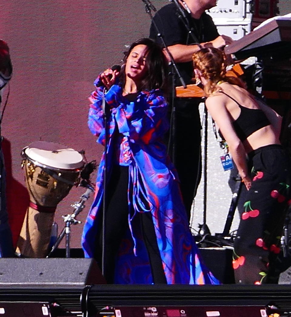 Camila Cabello performs at Global Citizen Live in New York City. - Credit: Brian Prahl/MEGA