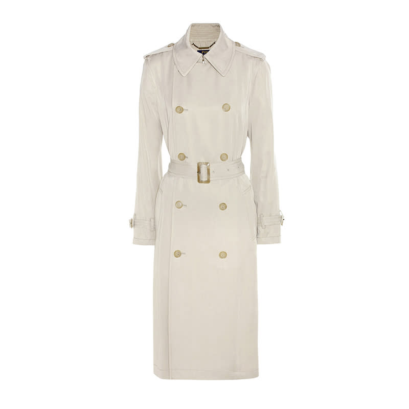 <a rel="nofollow noopener" href="http://rstyle.me/~9QHwP" target="_blank" data-ylk="slk:Twill Trench Coat, Polo Ralph Lauren, $512;elm:context_link;itc:0;sec:content-canvas" class="link ">Twill Trench Coat, Polo Ralph Lauren, $512</a><p> <strong>Related Articles</strong> <ul> <li><a rel="nofollow noopener" href="http://thezoereport.com/fashion/style-tips/box-of-style-ways-to-wear-cape-trend/?utm_source=yahoo&utm_medium=syndication" target="_blank" data-ylk="slk:The Key Styling Piece Your Wardrobe Needs;elm:context_link;itc:0;sec:content-canvas" class="link ">The Key Styling Piece Your Wardrobe Needs</a></li><li><a rel="nofollow noopener" href="http://thezoereport.com/living/wellness/gwyneth-paltrow-fast-food/?utm_source=yahoo&utm_medium=syndication" target="_blank" data-ylk="slk:Gwyneth Paltrow Approves Of These Fast-Food Restaurants;elm:context_link;itc:0;sec:content-canvas" class="link ">Gwyneth Paltrow Approves Of These Fast-Food Restaurants</a></li><li><a rel="nofollow noopener" href="http://thezoereport.com/entertainment/rachel-zoe/rachel-zoe-google-live-case/?utm_source=yahoo&utm_medium=syndication" target="_blank" data-ylk="slk:The Genius Phone Case With A Built-In Shortcut Button;elm:context_link;itc:0;sec:content-canvas" class="link ">The Genius Phone Case With A Built-In Shortcut Button</a></li> </ul> </p>