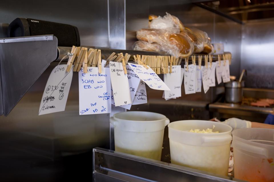 Rosco's Burger Inn stays busy on Wednesday, March 4, 2024, the second day of its reopening. The restaurant was closed in May 2023 due to a kitchen fire.