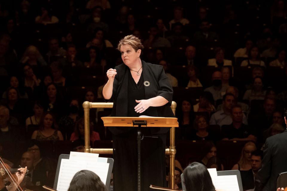 Jennifer Rodgers conducted a concert at Carnegie Hall in the spring of 2023. The choir included several members of Ames Chamber Artists, where Rodgers is the artistic director.