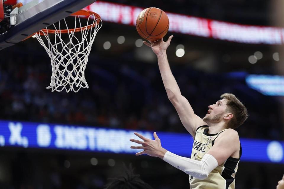 Andrew Carr, a 6-foot-10 graduate transfer from Wake Forest, has played in 117 career games and started 112 of them.