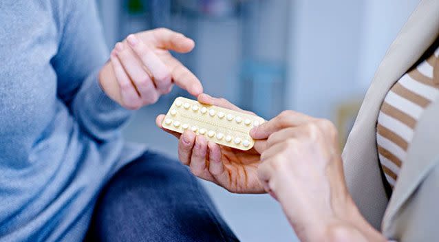 Currently only woman have the option to take a contraceptive pill. Image: Getty