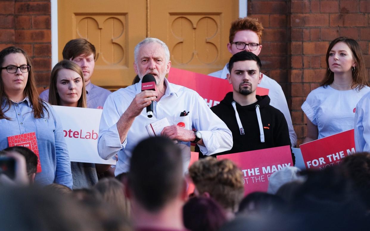 Jeremy Corbyn campaigning for the Labour Party In Yorkshire - Getty Images Europe