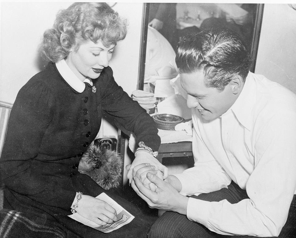 Lucille Ball and Desi Arnaz