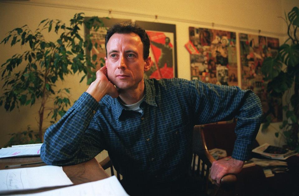 Peter Tatchell photographed for The Independent in 1995. To buy this print, click here (David Sandison/The Independent)