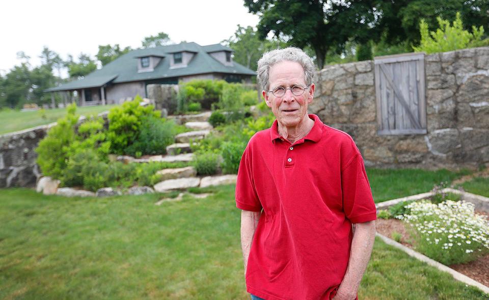 Sam Chapin, who spent his summers at the property as a child, now lives on one of the original homes at the Davis-Douglas Farm in Plymouth.