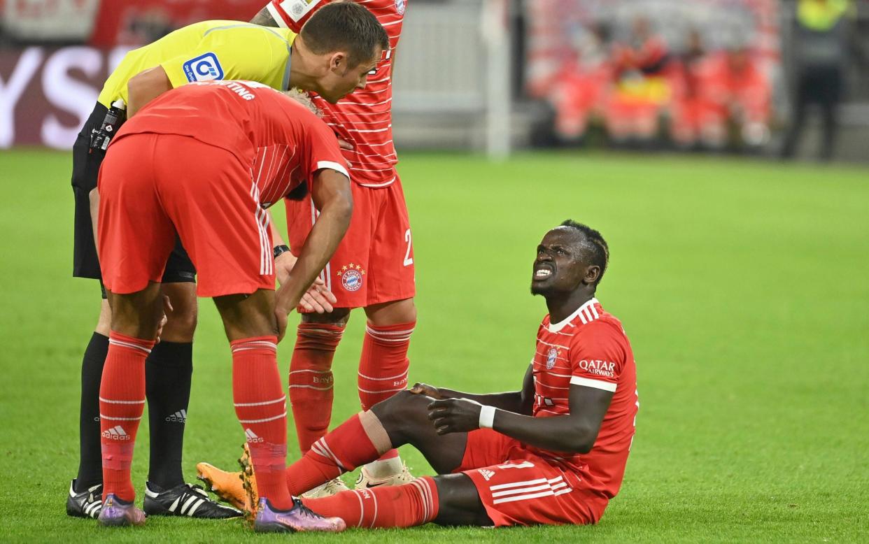 Sadio Mane sitting injured on the grass - Senegal World Cup 2022 squad list, fixtures and latest odds - Avalon/Sven Simon