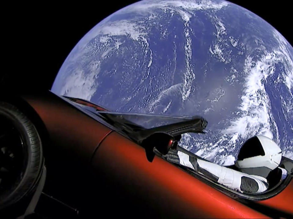 SpaceX launch: Tesla car that was shot in Falcon Heavy has overshot Mars and is on new orbit