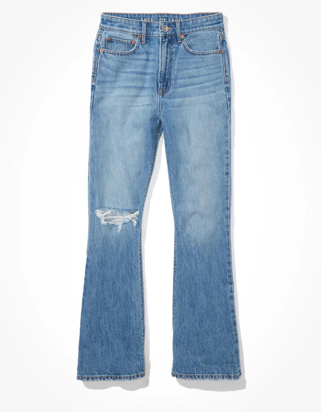 Addison Faux Feather Trim Jeans