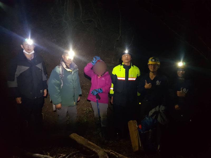 春節登山步道消失　女子脫隊失聯迷途寒流險失溫