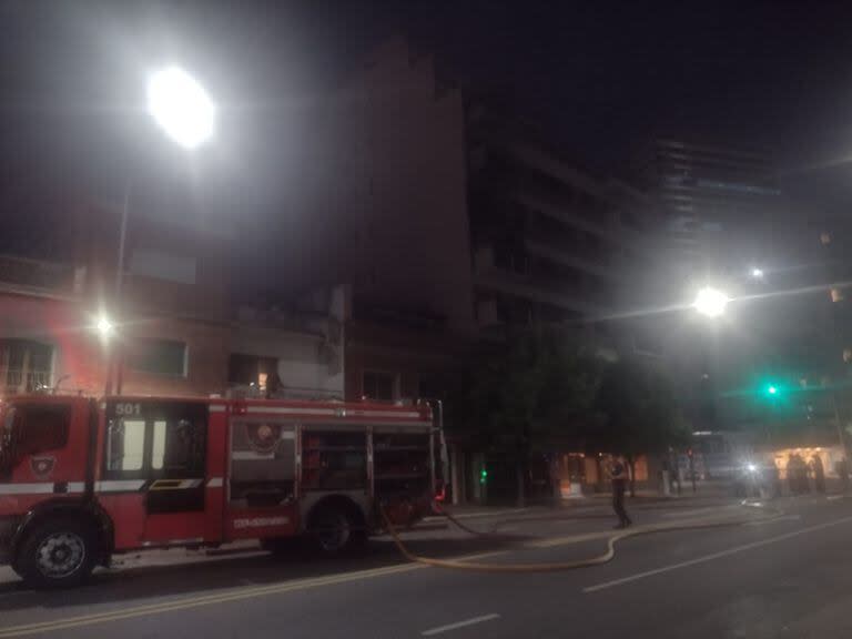 Incendio en un departamento de Coghlan.