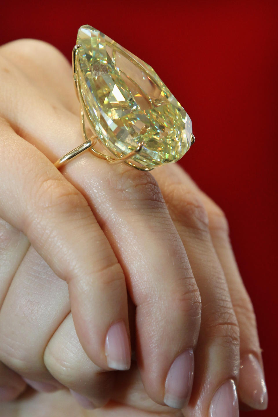 A Sun Drop Diamond Forms Part Of Sothebys Magnificent Jewels Sale