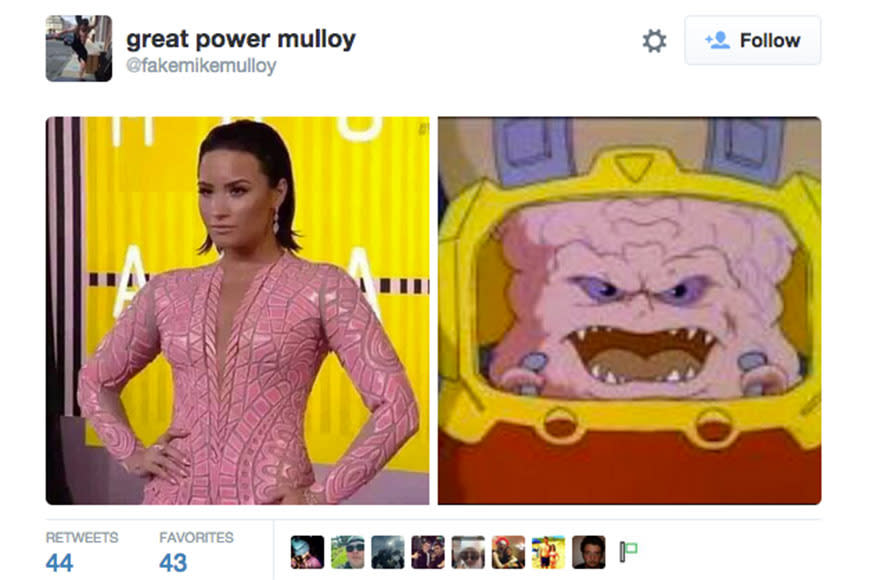When Demi Lovato was compared to this pink monster.