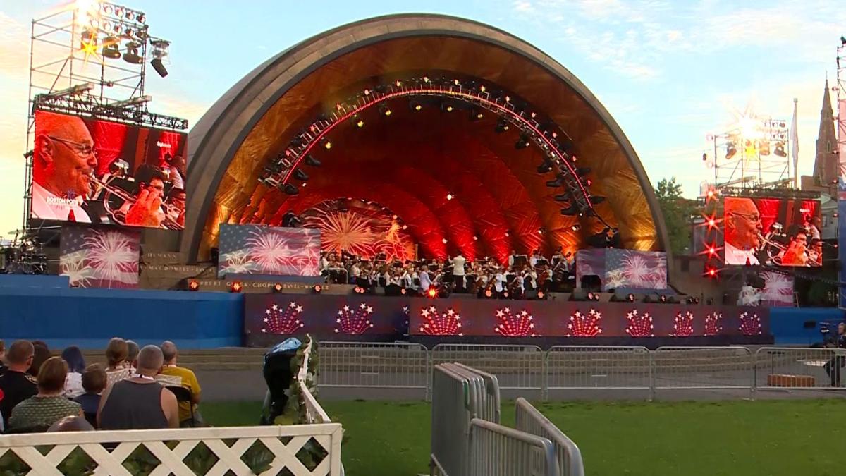 Boston Pops rehearsal ahead of Fourth of July show