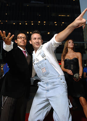 Efren Ramirez and Harland Williams at the LA premiere of Lionsgate Films' Employee of the Month