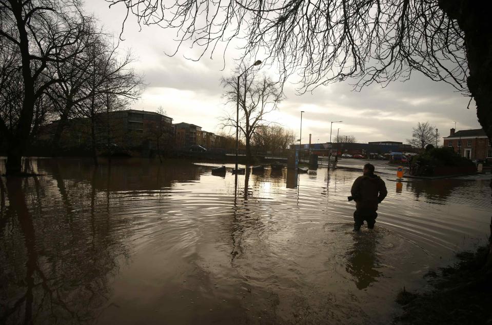Severe flooding in northern England