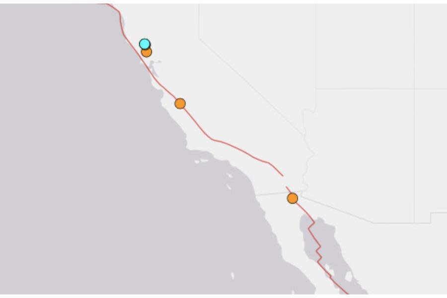 Doble sismo sacude a California durante la madrugada de este miércoles