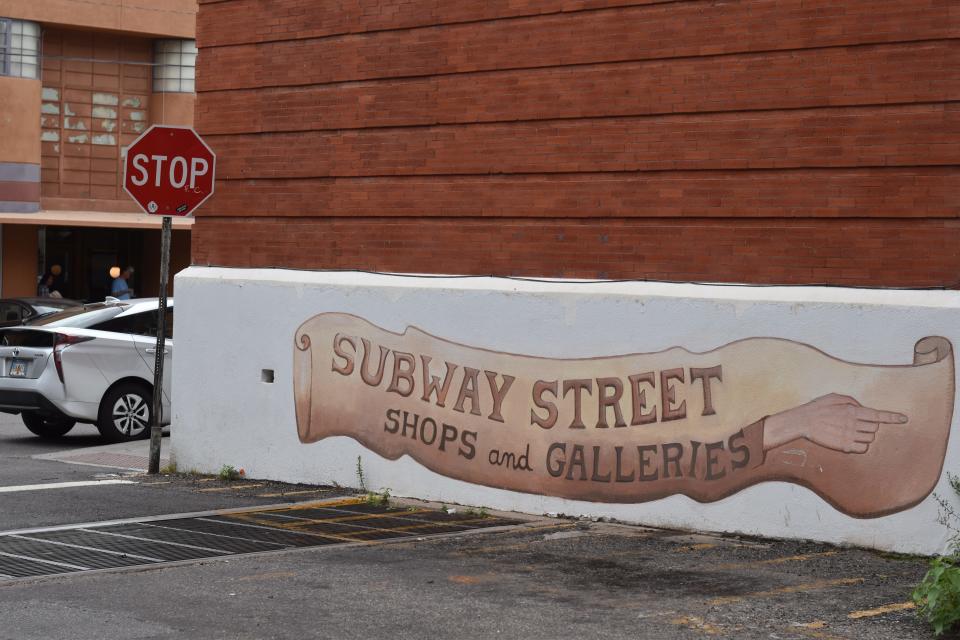 A mural on a wall in downtown Bisbee.