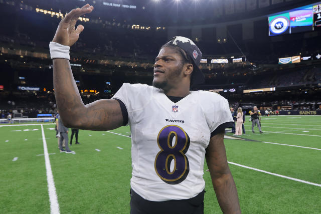 Video Of Lamar Jackson's Name On Falcons Jersey At NFL Shop