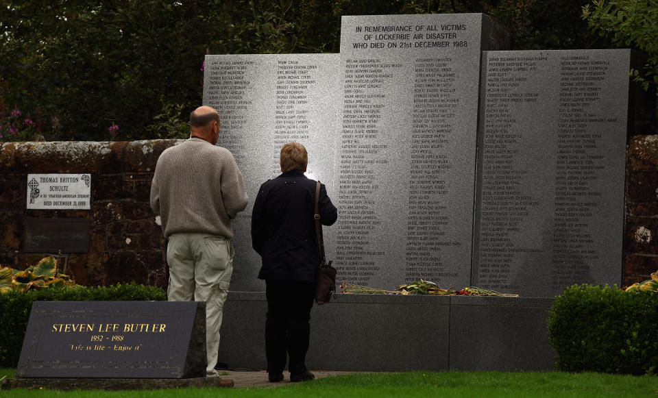 The Lockerbie Memorial In Scotland As Fighting Continues In Tripoli