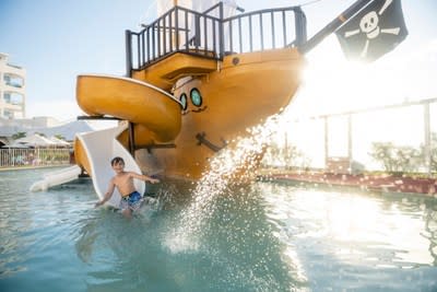 Camp Alltra at Wyndham Alltra Cancun is packed with cool activities and adventures for the youngest guests, ranging from water sports and beach games to arts &amp; crafts and nightly shows. Its splash park is complete with a pirate ship and medieval castle.