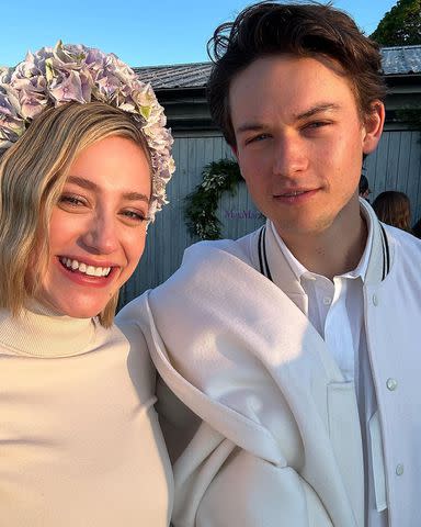 <p>Jack Martin/Instagram</p> Lili Reinhart and Jack Martin were first romantically linked in April 2023.