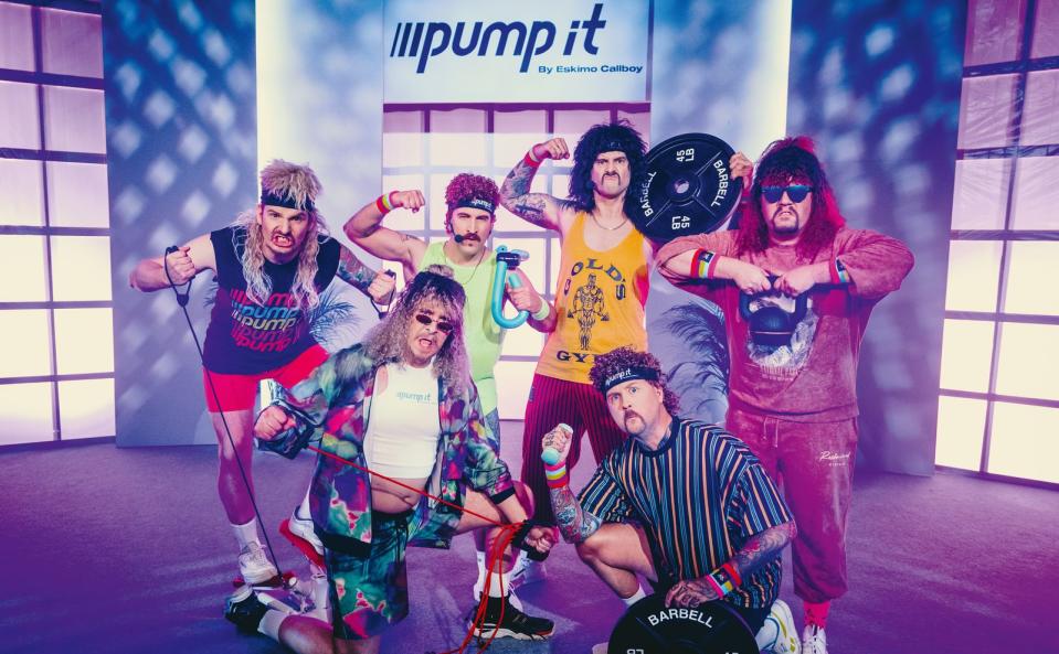 Eskimo Callboy bewerben sich mit ihrem Song "Pump It" um die ESC-Teilnahme 2022. (Bild: Christian Ripke 2021)