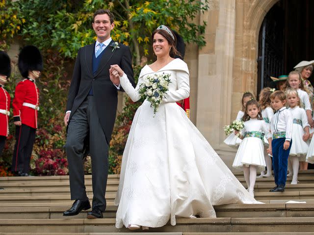 Victoria Jones - WPA Pool/Getty Princess Eugenie and Jack Brooksbank on their Oct. 12, 2018 wedding day