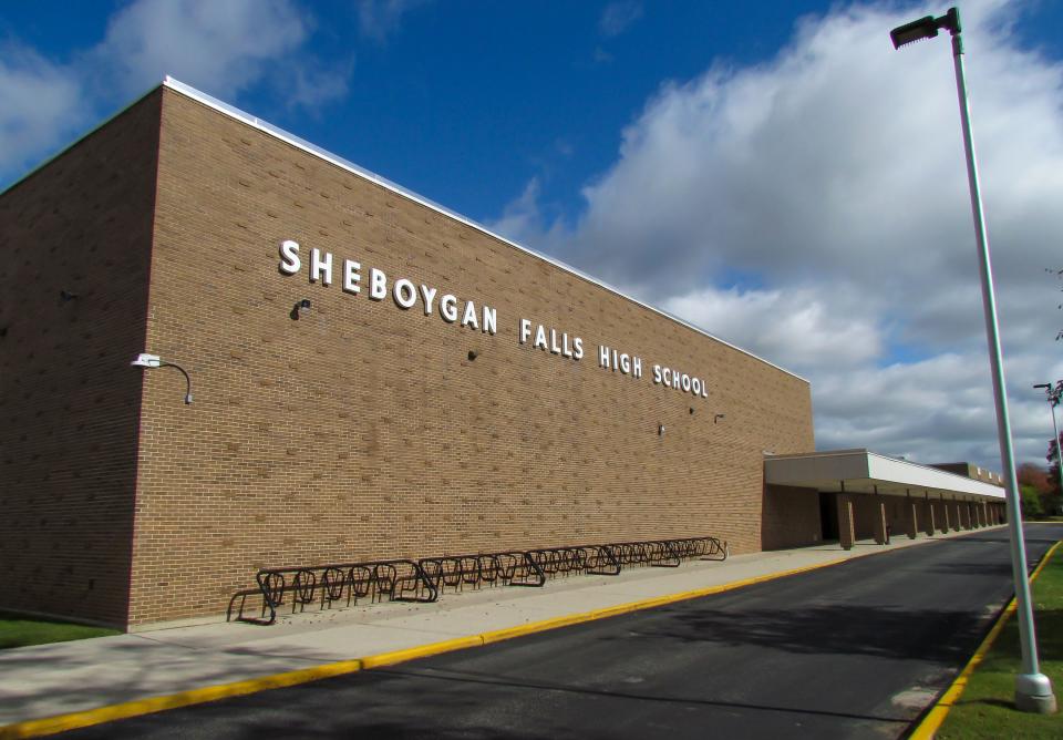 Sheboygan Falls High School as seen, Sunday, October 15, 2023, in Sheboygan Falls, Wis.