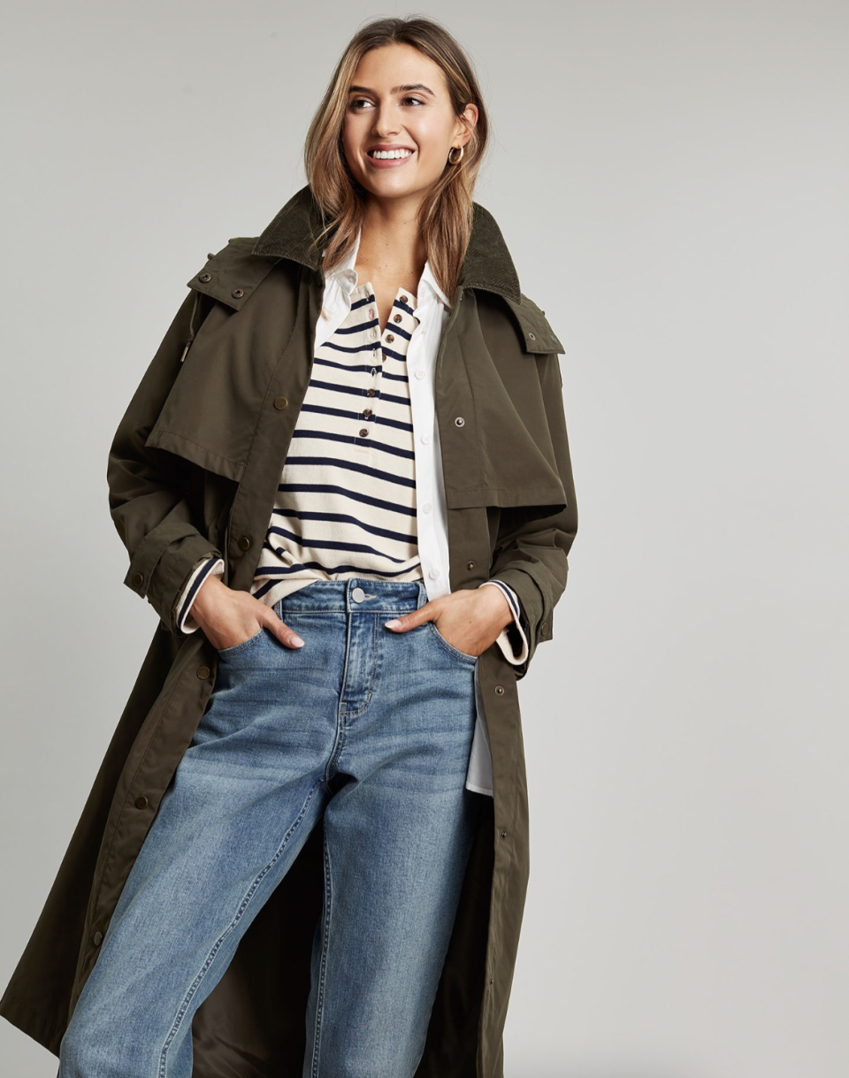 Springtime still calls for a waterproof jacket. (Joules)
